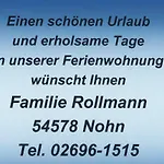 - Vakantiehuis, Ferienwohnung, 100 Qm, Rollmann, 54578 Nohn, Eifel- Nuerburgring Nohn (Rhineland-Palatinate)